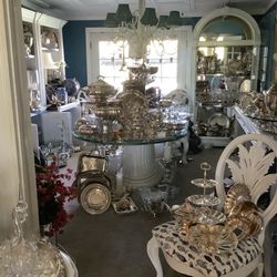 50 Year Collection Of Silverplate And Crystal.(Downsizing)