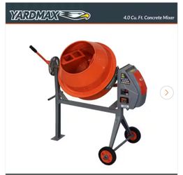 4 cu. ft. Concrete Mixer