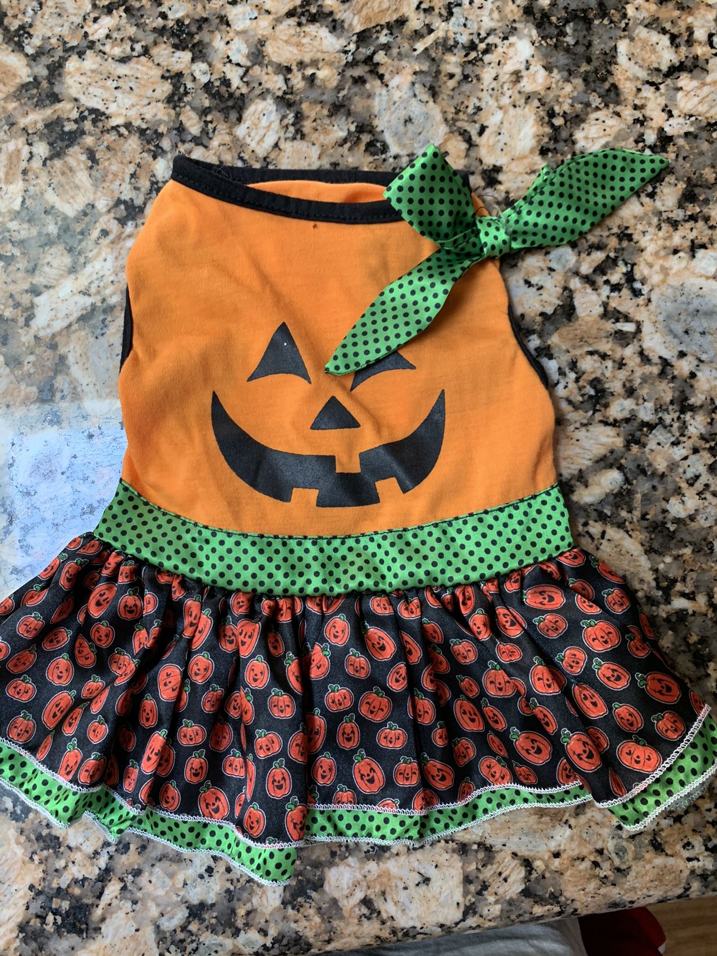 Pumpkin Dog Dress