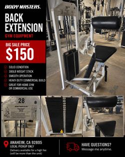 Body Masters 210 Back Extension – Commercial Gym Equipment