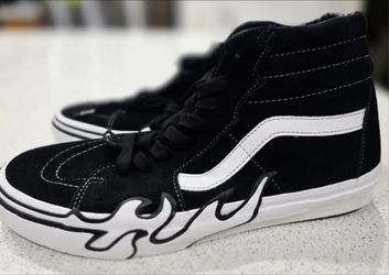 NEW Vans Sk8-Hi Flame Shoes