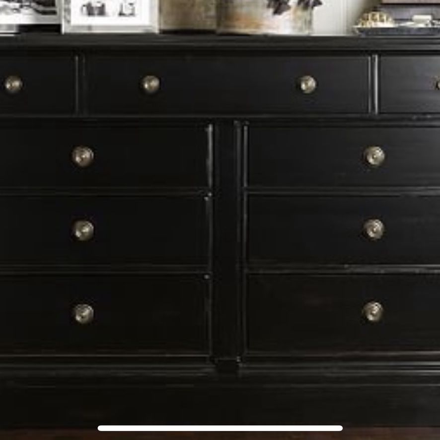 black dresser pottery barn Lendon 6 Drawer Dresser, Black by Four Hands  High Fashion Home