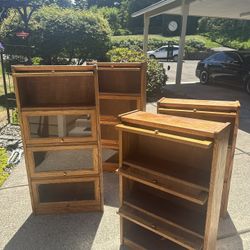 Oak Book Shelves