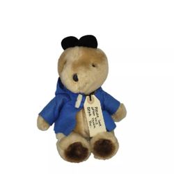 Vintage 1975 Paddington Bear Plush toy Collectible Eden toys Stuffed Animal 9½"H