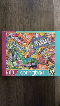 Springbok 500 Piece Candy Collage Jigsaw Puzzle