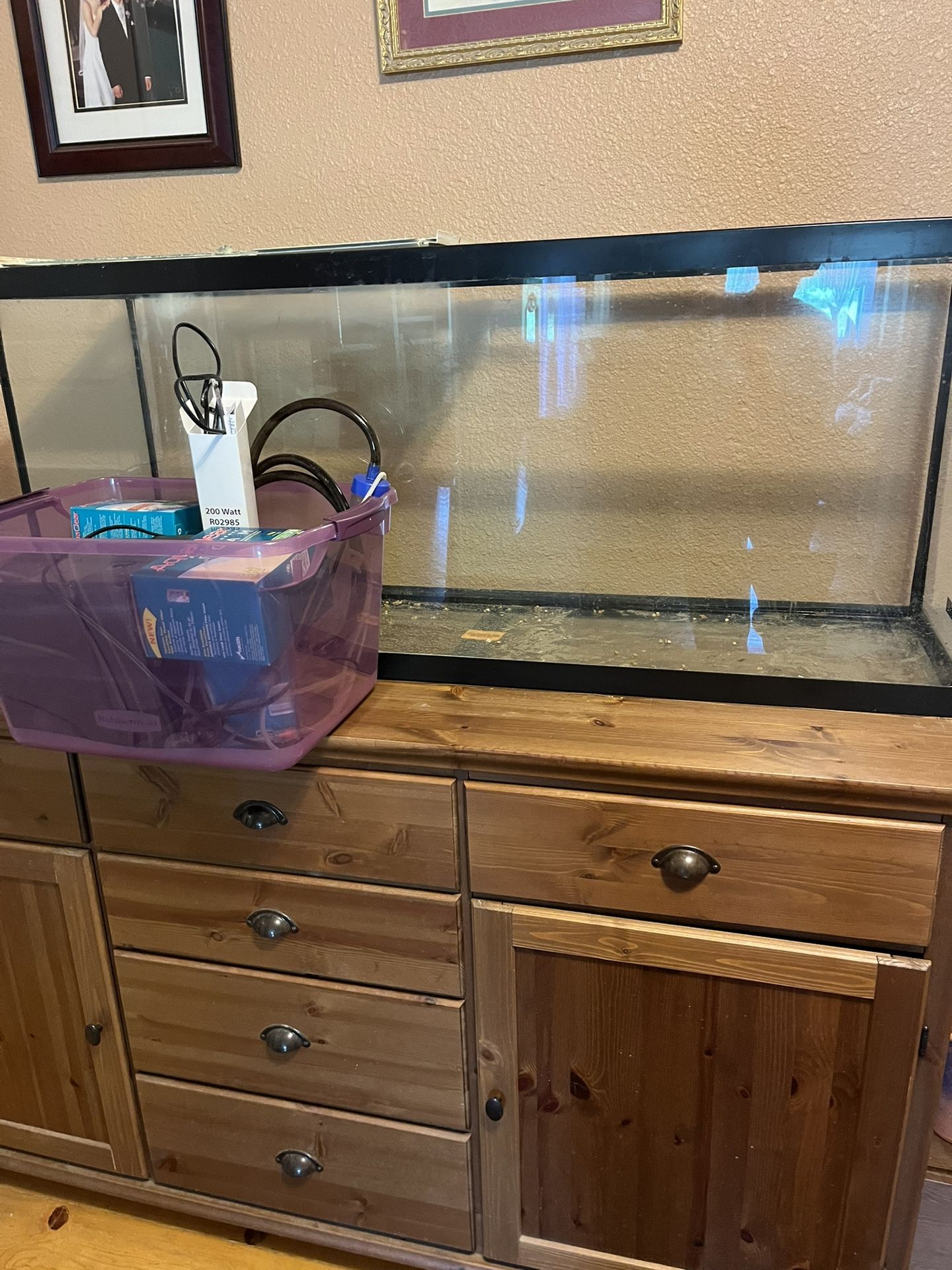 50 Gallon Fish/reptile Tank With Everything