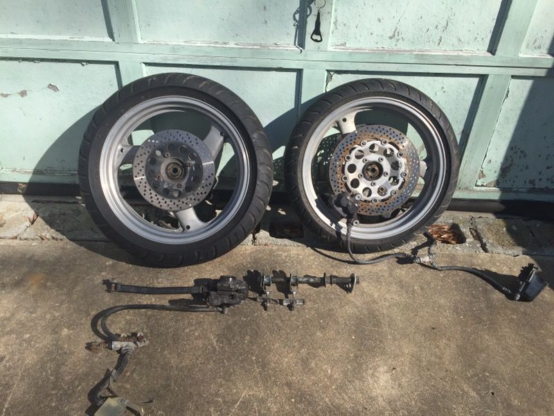 Suzuki Katana / GS500 Wheels & Tires & Brake Set Up