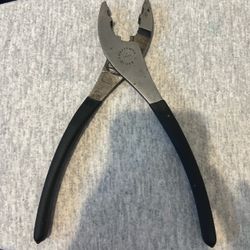Craftsman Slip Joint Pliers 9in Adjustable Steel Black Handle