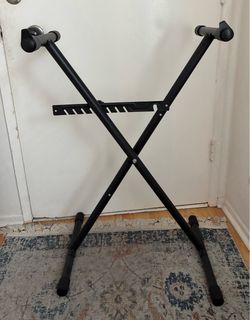 X-Style Keyboard Stand Adjustable Black