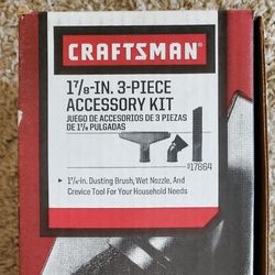 Craftsman 1 7/8" 3 Piece Wet Dry Vac Accessory Kit