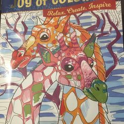 KAPPA ADULT COLORING BOOK, JOY OF COLORING! RELAX, CREATE, INSPIRE NEW FUN!