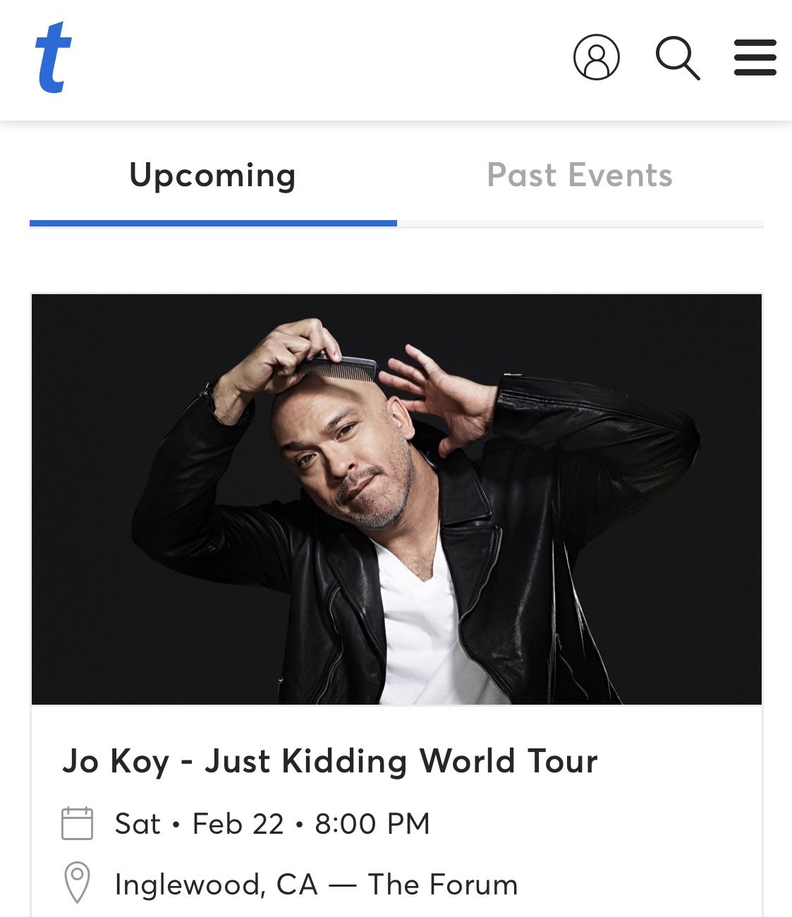 Jo Koy For Feb 22 two tickets