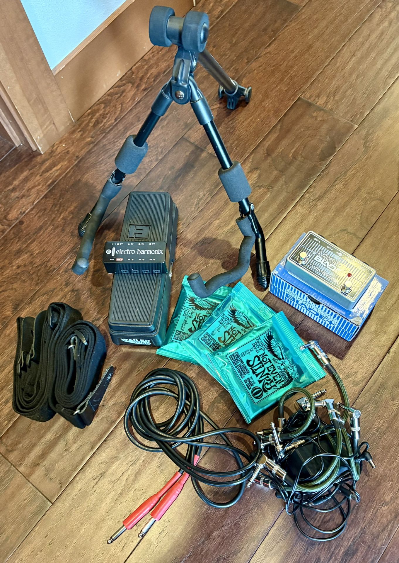 Electro- Harmonix A/B Box Power Supply Wah Pedal Strings And More