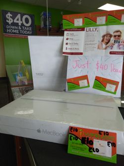 iPad pro 9.7 32GB for$40 Down Payment