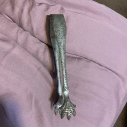 Antique pewter Paw tongue