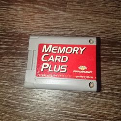 Nintendo 64 Memory Card 