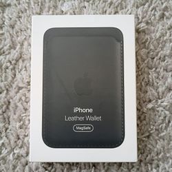 iPhone Leather Wallet Magsafe Black 