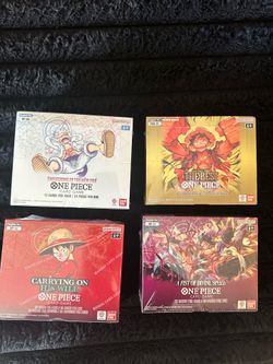 Pokemon and one piece sealed