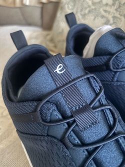Navy blue Easy Spirit comfort out of the box sneakers #comfyshoes