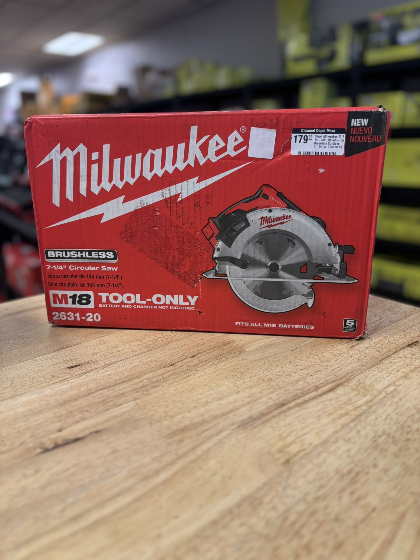 M18 18V Lithium-Ion Brushless Cordless 7-1/4 in. Circular Saw (Tool-Only)