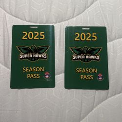 2 seattle super hawks season passes