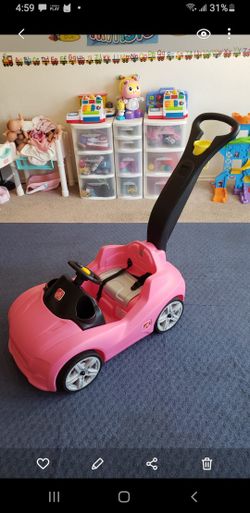 Pink Toddler Push And Ride Car (NEW)
