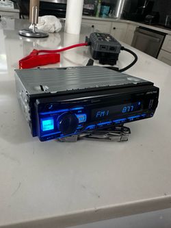 Alpine single din Bluetooth stereo