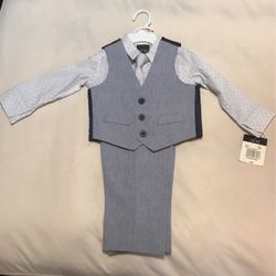 Brand New Baby Boy Vest Suite And Tie Set
