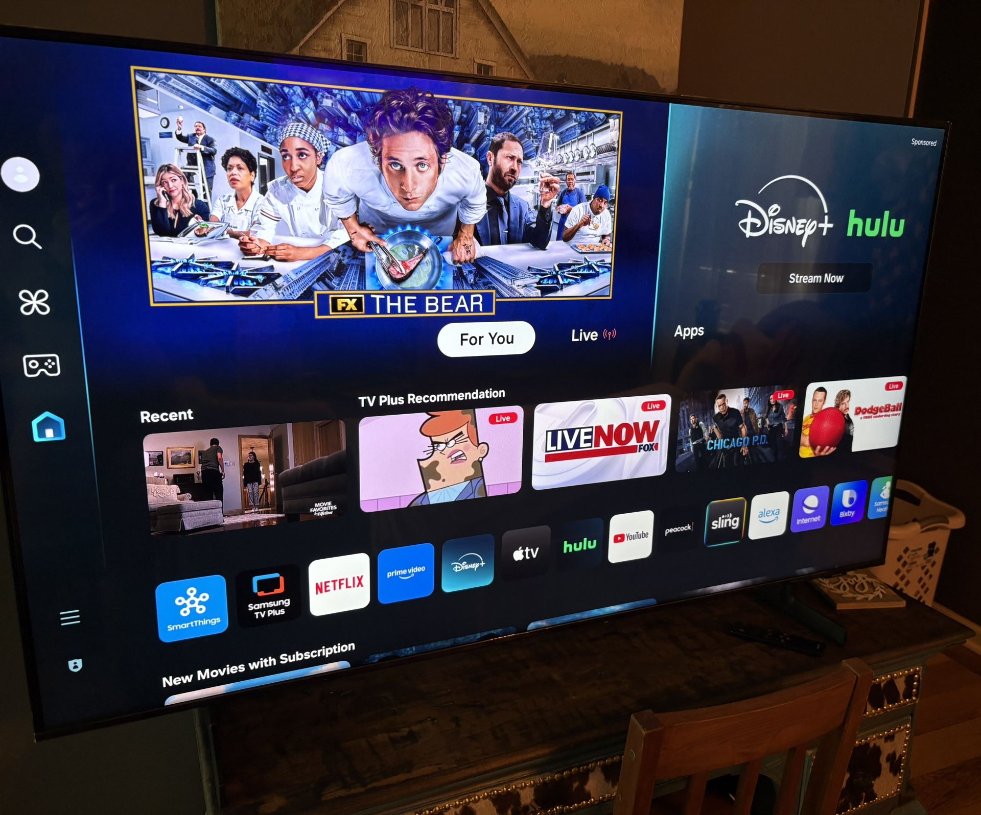 Samsung Crystal 55 4K Smart T.V.