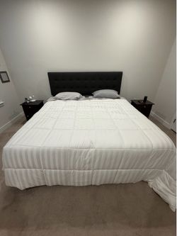 Molecule Queen Adjustable Bed Frame & Dual Mattress Setup (with Massage!)