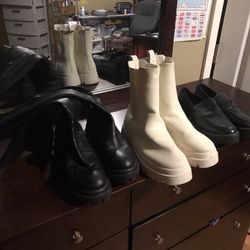 3-Pair Platform’s Low, Mid And Knee High’s Size 7/8/10