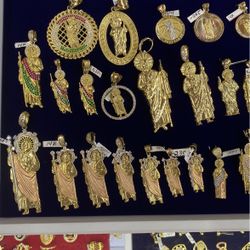 14K Saint Jude Pendants