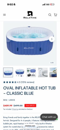 Inflatable  hot tub