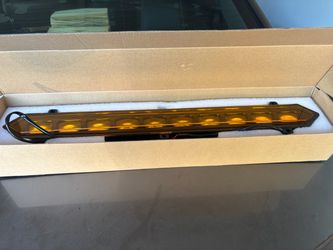 TRD style light bar and amber lights for Toyota Tundra