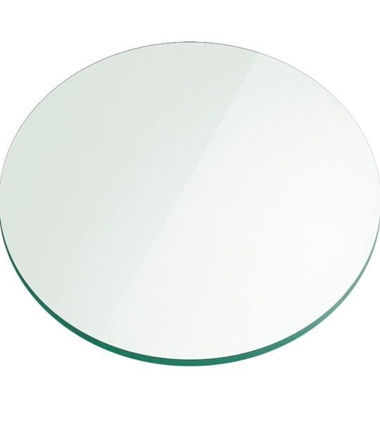 36" Glass Table Top