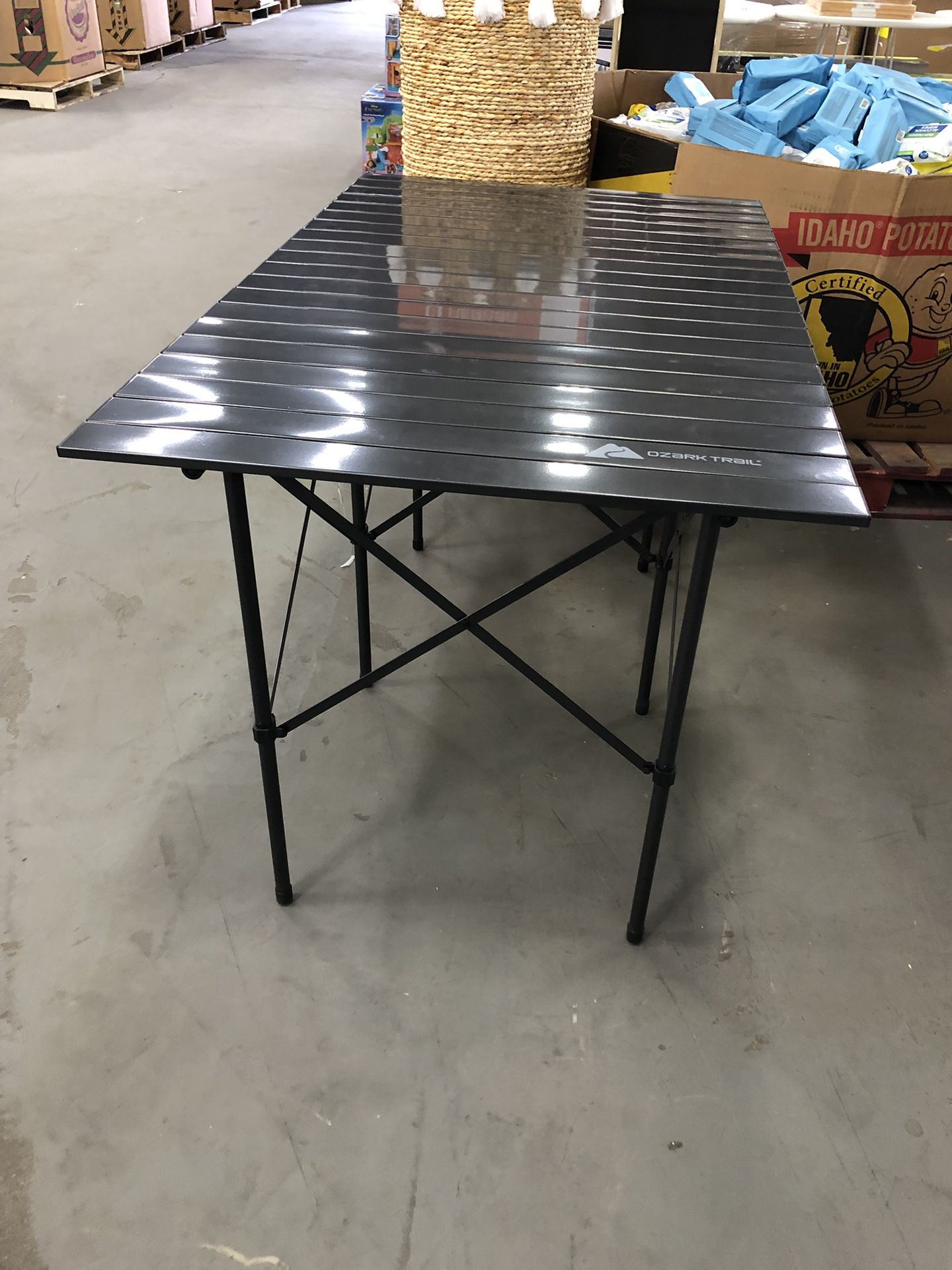 ozark trail rectangular folding table