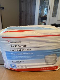 Male   Female  Adult Underwear.  100 Pr  35 Cents  Each