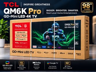 98 TCL Mini LED 4K Smart Tv