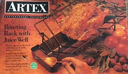 Roasting Rack With Juice Well