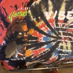 Tie Die Ricky And Morty And Goosebumps And Vibes Tie Die 