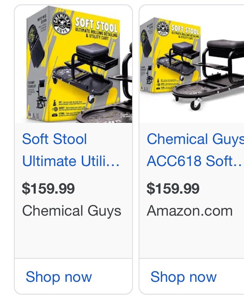 chemical guys stool detailing 