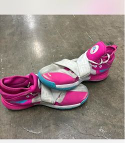 Li-Ning Wade All City 7 Fluorescent Fresh Pink Basketball Sneakers Size 8