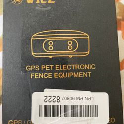 WIEZ GPS Wireless Dog Fence, Electric Dog Fence with GPS, Range 100-3300 ft, Adjustable Warning Strength, Rechargeable, Pet Containment System, Harmle