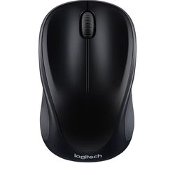 Logitech M317 Wireless Mouse, 2.4 GHz with USB Receiver, 1000 DPI Optical Tracking, 12 Month Battery, Compatible with PC, Mac, Laptop, Chromebook - Bl
