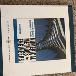 Numberical Methods For Engineers