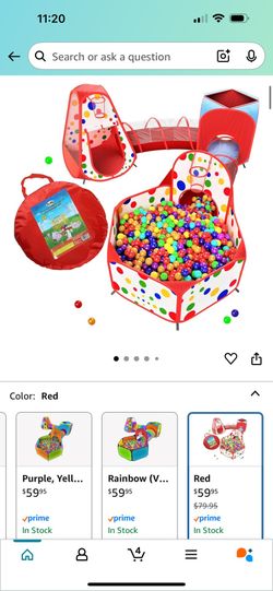 Ball Pit With 1000 Balls