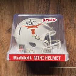 Vince Young Signed Mini Helmet