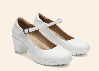 🤍 Dream Pairs Zapatos Blancos Nuevos sin Etiqueta – Memory Foam Súper Cómodos