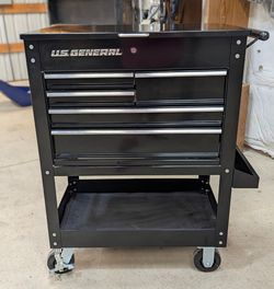 5‑Drawer Rolling Tool Chest — Like New & Fully Stocked