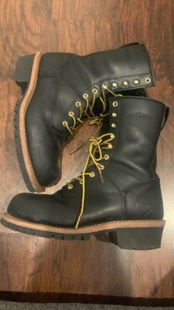 Work zone steal toe boots